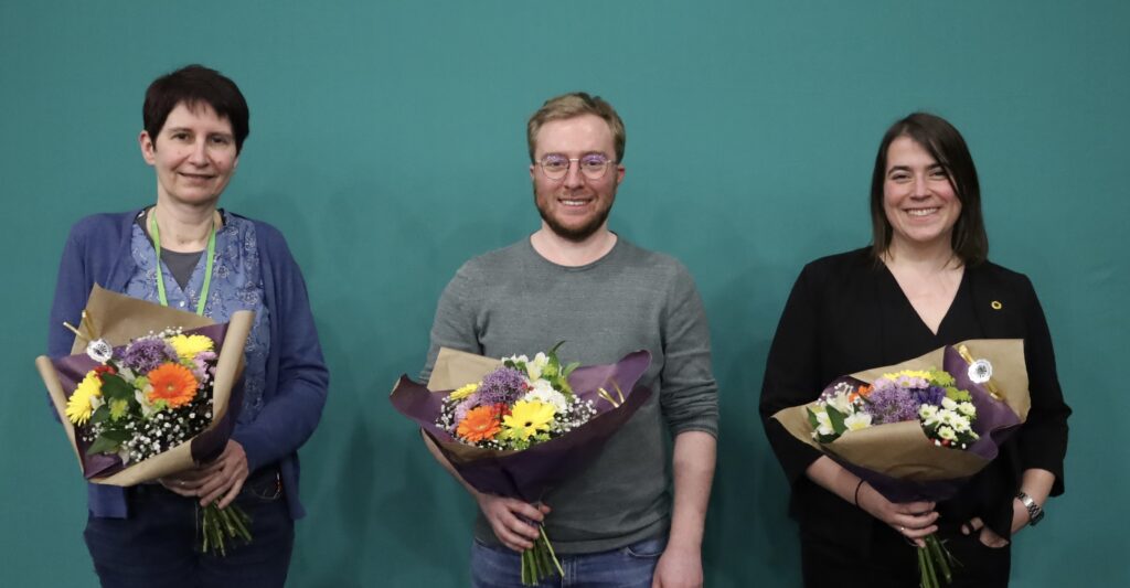 Birgit Meyreis, Paul Bunjes und Natalie Cramme-Hill